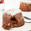 Foto de Volcán de chocolate con crema