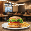 Foto de Hamburguesa de pollo crispy