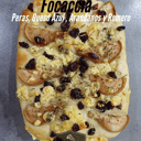 Foto de Queso Azul, Peras y Arándanos Rojos