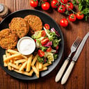 Foto de Plato Falafel y patatas