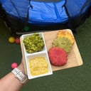 Foto de Trío de sopaipillas con palta y mostaza