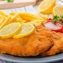 Foto de Suprema de pollo con fritas