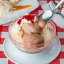 Foto de Helado Con Crema Chantilly