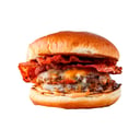 Foto de hamburguesa doble