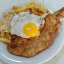 Foto de merluza frita a lo pobre