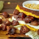 Foto de Cachapa con carne mixta