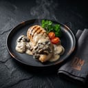 Foto de Suprema de pollo + salsa de champignons