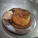 Foto de Flan casero con dulce y crema