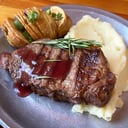 Foto de Bife de chorizo al malbec