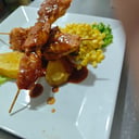 Foto de anticucho de pollo