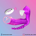 Foto de CALZON CON VIBRADOR Y SUCCIONADOR RAMBO