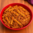 Foto de Casarecce al huevo.