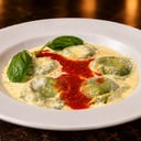 Foto de SORRENTINOS VERDI ROSSO BIANCO  - CON SALSA POMODORO Y CREMA