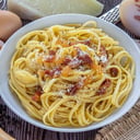 Foto de Fettuccini A La Carbonara
