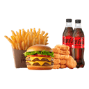 Foto de PROMO FAM - 1 Combo Hamburguesa Doble + 10 Bocaditos de Pollo