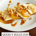 Foto de Queso y Duce Con Salsa De Caramelo y Nueces 