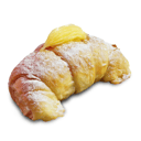 Foto de Medialuna rellena crema pastelera