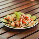 Foto de CEVICHE MEDIANO DE CAMARON 