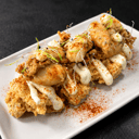 Foto de ENSALADILLA DE GAMBAS CON PUNTILLITAS Y ALIOLI