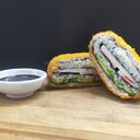 Foto de Kani burger c/ salsa de soja