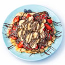Foto de Waffle con Banana y Frutilla