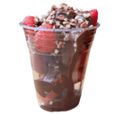 Foto de Fresas con chocolate semi amargo y nuez