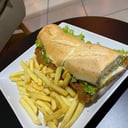 Foto de Sandwch de milanesa con papa para 1 persona
