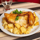 Foto de 1/4 de pollo al horno