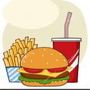 Foto de hamburguesa con papas