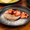 Foto de Hot cakes de frutos rojos sencillos