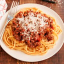 Foto de Tallarines con salsa bolognesa