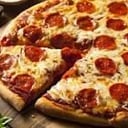 Foto de pizza salame