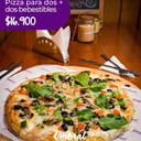 Foto de Pizza de masa madre + 2 Bebestibles 