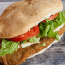 Foto de Sandwich de milanesa de ternera