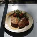 Foto de Molleja con salsa de naranja, romero y rhon