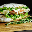 Foto de Sándwich de milanesa de ternera Completo