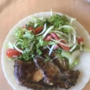 Foto de Tira de asado con guarnición