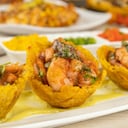 Foto de CANASTAS DE PLATANO CON COCTEL DE CAMARONES