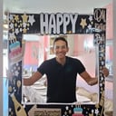 Foto de Decoracion boutique de grado con feston de grado