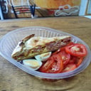 Foto de Tarta + ensalada 