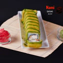 Foto de NA06 Sake Cheese: Salmón y queso crema. Bocado envuelto en salmón, palta o mix.