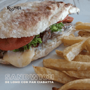 Foto de Lomito con Lechuga y Tomate