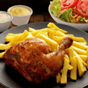 Foto de 1/4 DE POLLO + ENSALADA Y PAPAS