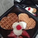 Foto de Waffles con helado