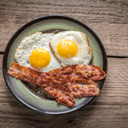 Foto de Huevos con bacon a la barbacoa