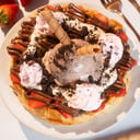 Foto de WAFFLE CON HELADO