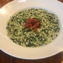Foto de Risotto de espinaca y queso azul.
