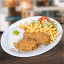 Foto de BANDEJA CON POLLO BROASTER 