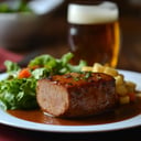 Foto de Picaña de Cerdo en salsa de Maracuyá