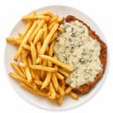 Foto de Milanesa Roquefort de Ternera con guarnición